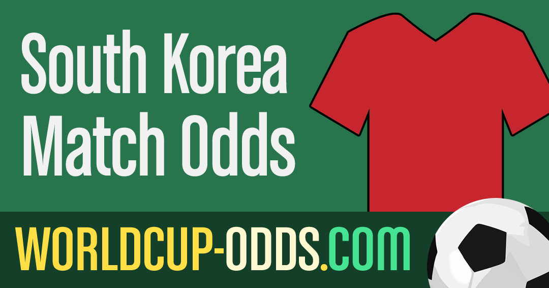 South Korea Match Odds - World Cup 2022